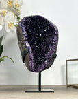 Premium Qualuty Amethyst Geode with Handmade Metallic Stand - MWS2437