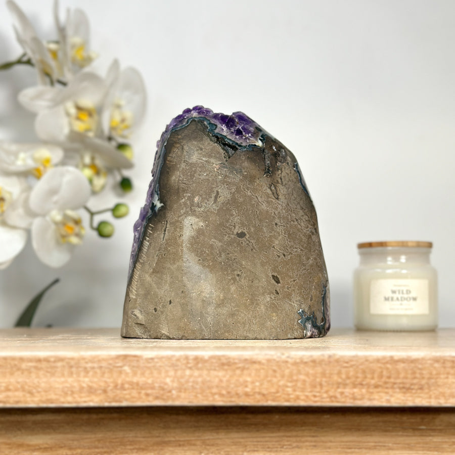 Uruguayan Natural Deep Purple Amethyst Cathedral - CBP1127