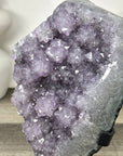 Large Natural Amethyst Formation on Stand with Stalactites - MWS3298