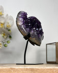 A grade Natural Amethyst Stone heart - HST0276