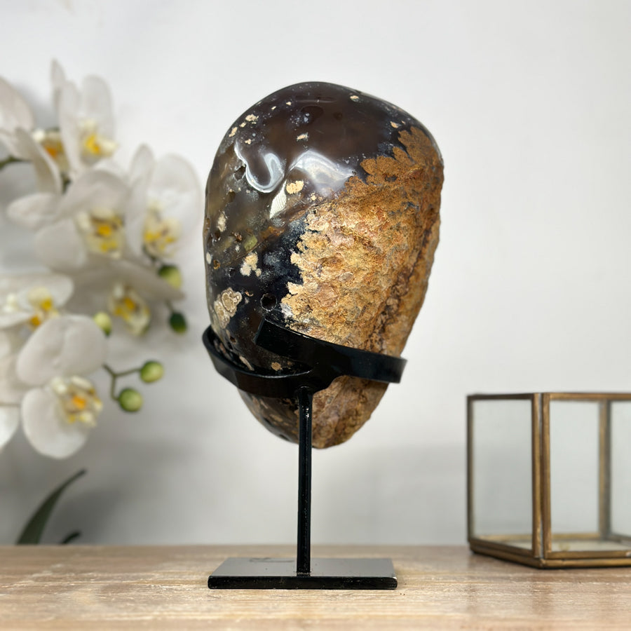 Natural Amethyst &amp; Agate geode from Uruguay - MWS1978