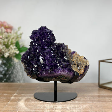 op Quality Amethyst Stalactite Specimen: A Rare and Stunning Crystal for Display - MWS0863