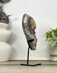 Natural Rare Sugar Amethyst Crystal Cluster on Stand - MWS3389