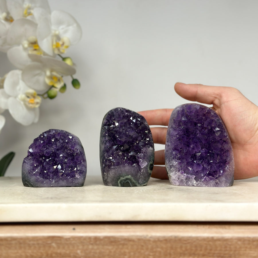 Amethyst Cathedrals Lot - AMLT0197