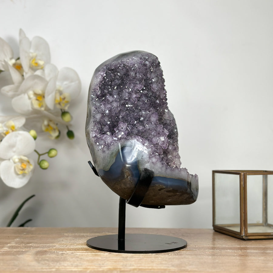 Natural Spirit Amethyst Crystal Specimen, Perfect for Home Decor - MWS1875