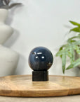 Banded Agate & Quartz Druzy Sphere Geode - SPH0210