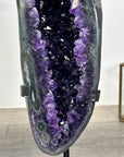 Huge Natural Top Grade Amethyst Geode, Metal Stand Included - MWS2476