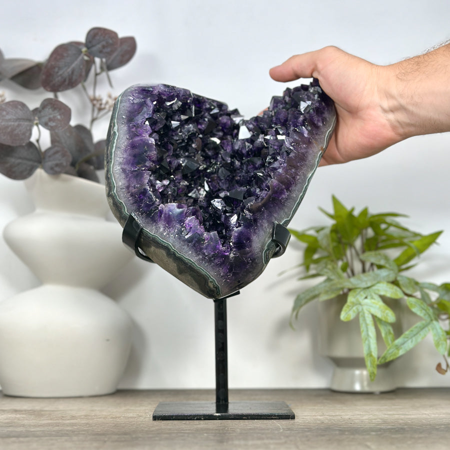 Top Quality Uruguayan Amethyst Crystal - Stand Included - MWS3085