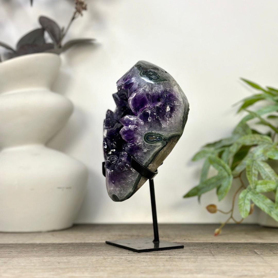 Uruguayan Amethyst Geode on Stand - MWS3274