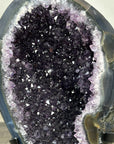 A Grade Amethyst Stone on Metal Stand - MWS2845