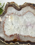 Uruguayan Quartz Stone Polished Slice - SLC0014