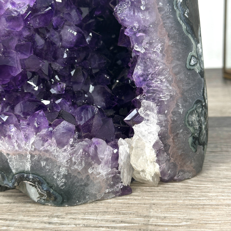 Natural Amethyst Cathedral Geode for Home decor - CBP1280