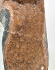 Natural Orange Tone Rainbow Quartz Druzy on Stand - MWS2835