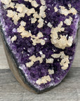 A Grade Uruguayan Amethyst Stone with Calcite inclusions - CBP1285