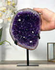 Uruguayan Amethyst Geode with Deep Purple Crystals for Home Decor - MWS2684
