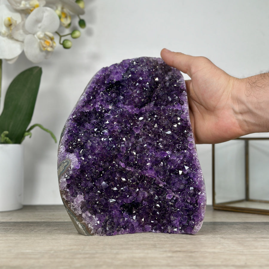 XL Natural Amethyst Selfstanding Cathedral - CBP1276
