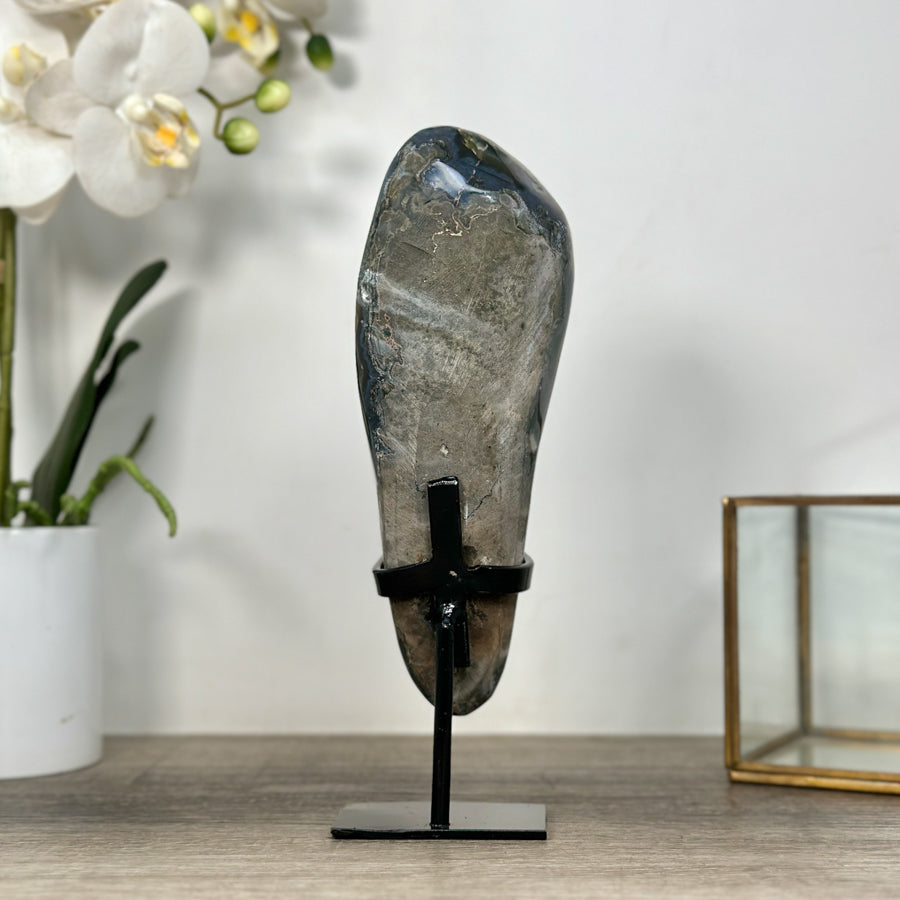 Top Quality Uruguayan Amethyst Crystal Cluster with Agate Matrix - MWS2589