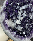 XXL Natural Uruguayan Amethyst Geode with Calcite Formations - MWS3079