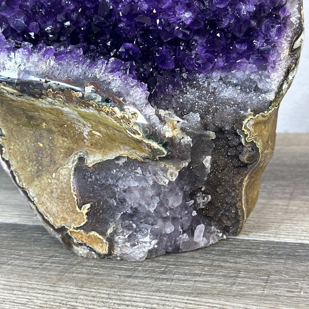 Natural XXL Double Self Standing Amethyst Geode from Uruguay - CBP1408