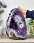 Huge Amethyst & Agate Cathedral with Stalactite Eyes - CBP1437