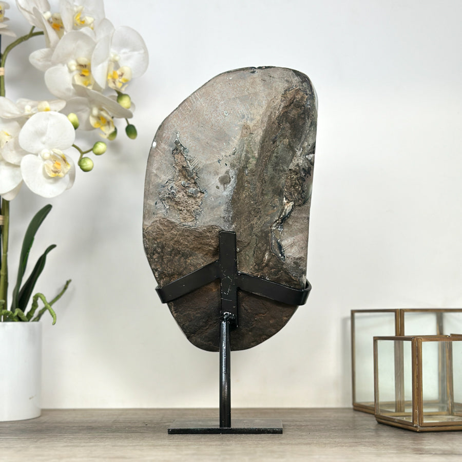 Huge Amethyst Crystal with outstanding Calcite Formation - MWS2385