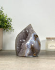 Agate & Quartz Stone Flame Carving - FST0154