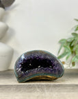 Uruguayan Amethyst geode with Jasper Shell - STGE0073