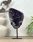 A grade Natural Amethyst & Green Jasper Crystal cluster - MWS3184