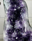 Natural Amethyst Geode with Huge Deep Purple Crystals - MWS3154