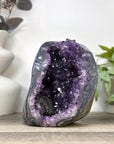 Natural Amethyst GEode with Calcite Crystal Inclusion - CBP1426