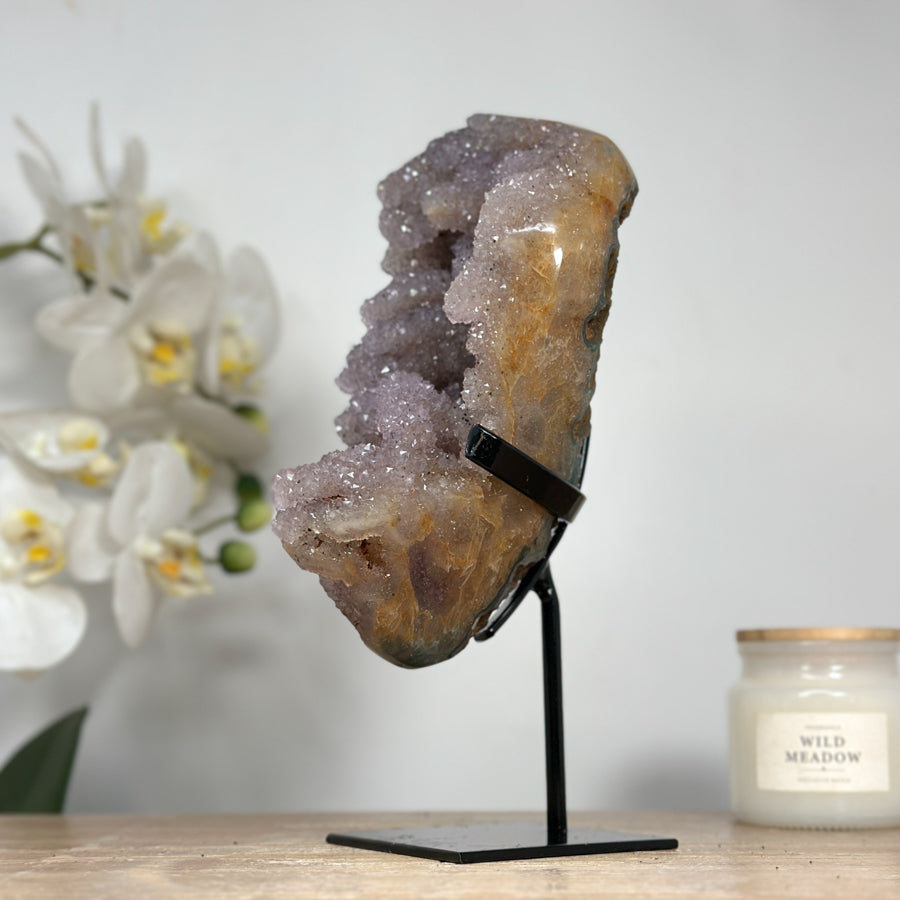 Spirit Amethyst Cluster Geode full of Stalactites - MWS1539