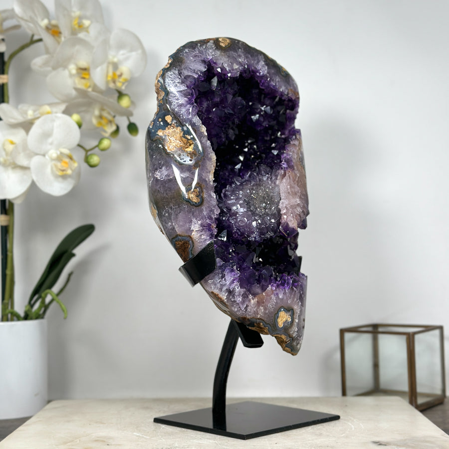 Large Natural Amethyst Crystal Geode - MWS1851