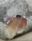 Quartz Sugar Druzy Stone Geode Centerpiece - STGE0028