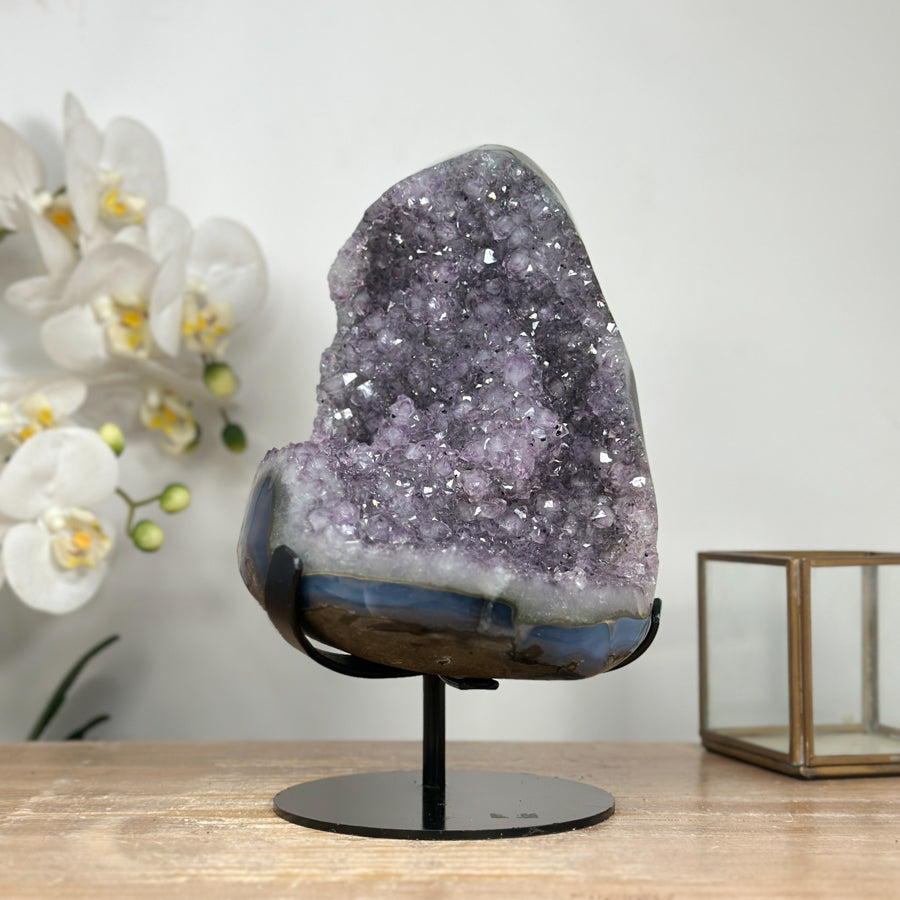 Natural Spirit Amethyst Crystal Specimen, Perfect for Home Decor - MWS1875