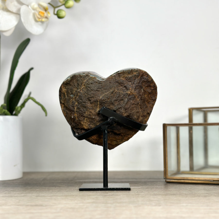 Uruguayan Amethyst Crystal Heart - HST0317