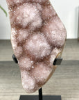 Natural Rainbow Quartz Cluster on Metal Stand - MWS2855