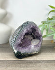 Natural Amethyst Geode with Calcite Crystal Foramtion - STGE0043