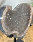 Agate & Quartz Uruguayan Crystal Heart - HST0353
