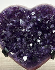 Deep Purple Uruguayan Amethyst Heart Carving - HST0329