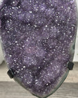Natural Amethyst Specimen with Green Jasper Shell - MWS3231