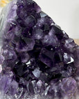 Top Grade Amethyst Crystal Cluster Geode with Deep Purple Points - CBP1148