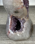 Unique Art Agate & Quartz Geode for Home Decor - Urguayan Statement Piece - CBP1398