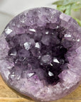 Amethyst & Agate Sphere Geode with Crystal Druzy - SPH0183