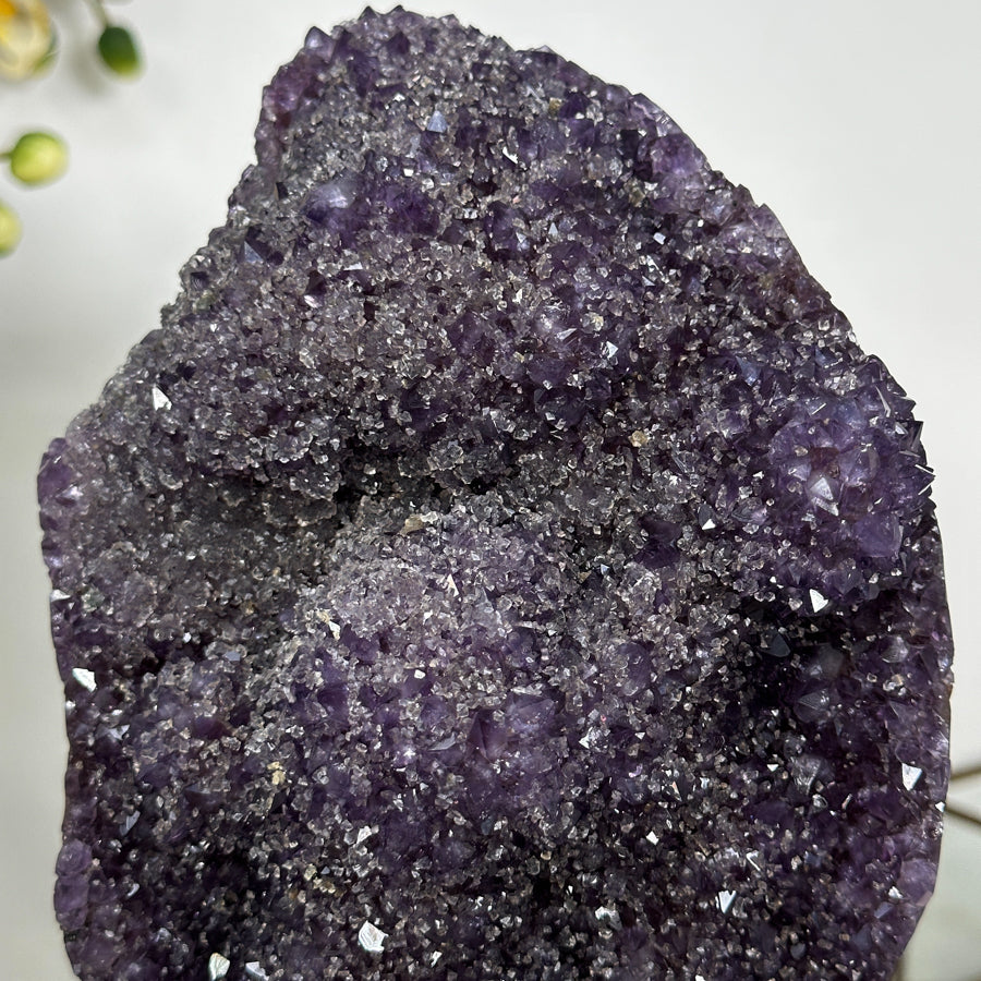 Stunning Amethyst Crystal with Unique Calcite Specimen - MWS1881