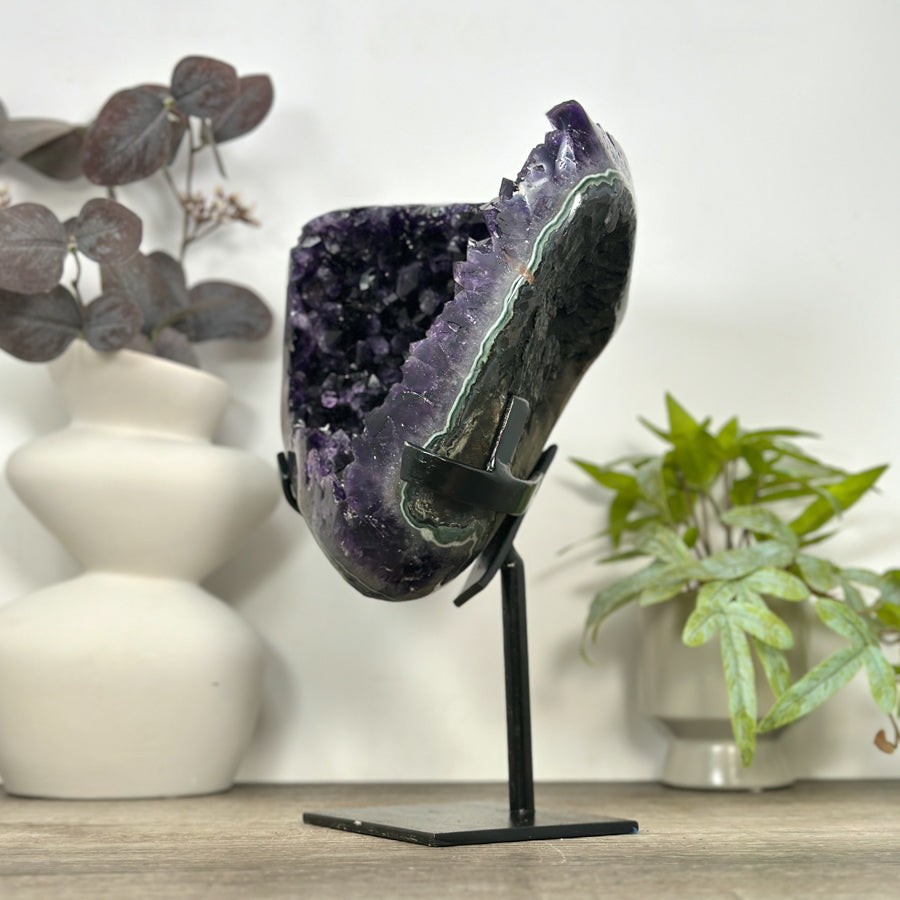 Top Quality Uruguayan Amethyst Crystal - Stand Included - MWS3085