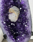 Uruguayan Amethyst Geode with Unique Calcite Crystal Formation - MWS3090