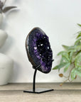 Top Grade Natural Amethyst Stone on Stand - MWS3269