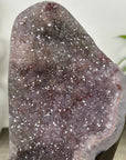 Pink Tone Amethyst with handmade Metal Stand - MWS3358