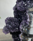 Amethyst Crystal Cluster on Stand - Deep Purple Sparkling Crystals - MWS2645