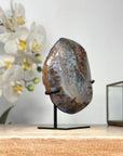 Stunning Quartz Geode with Sugar Druzy Crystals - MWS2124